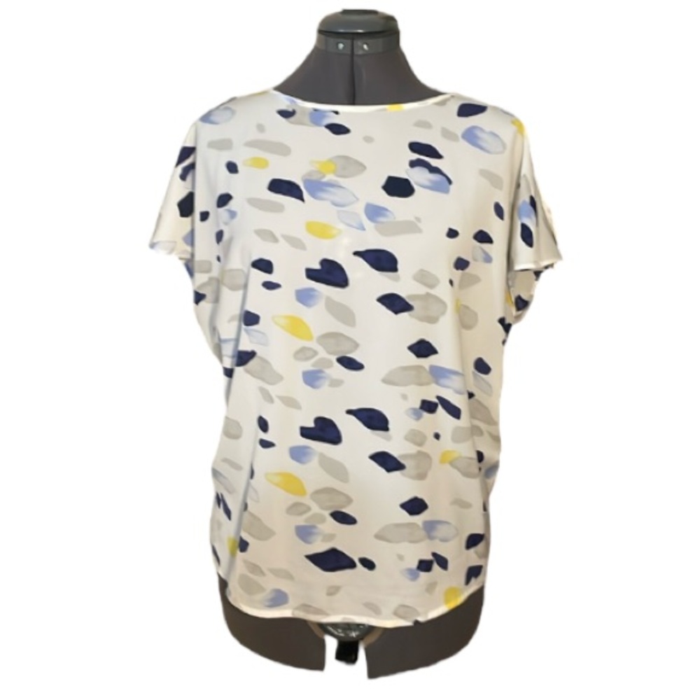 Willow & Thread Box Cut Blouse with Open Shoulder Size Large